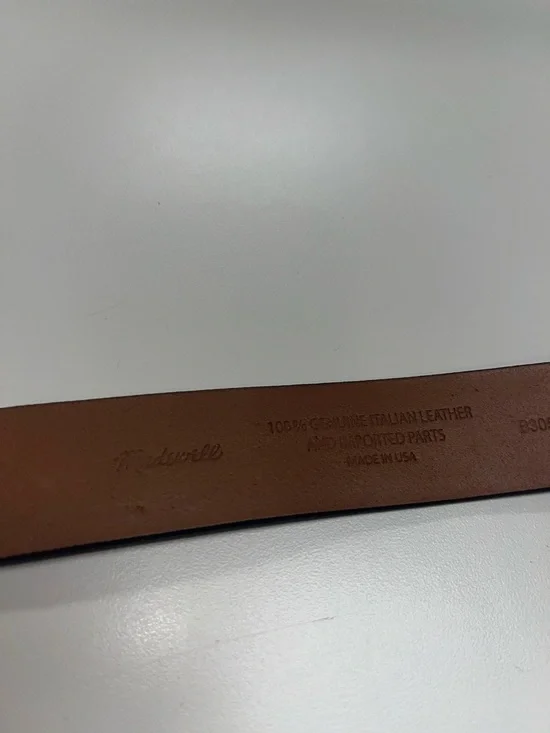 Madewell Women’s Classic Brown Leather Belt - size small - Picture 3 of 16